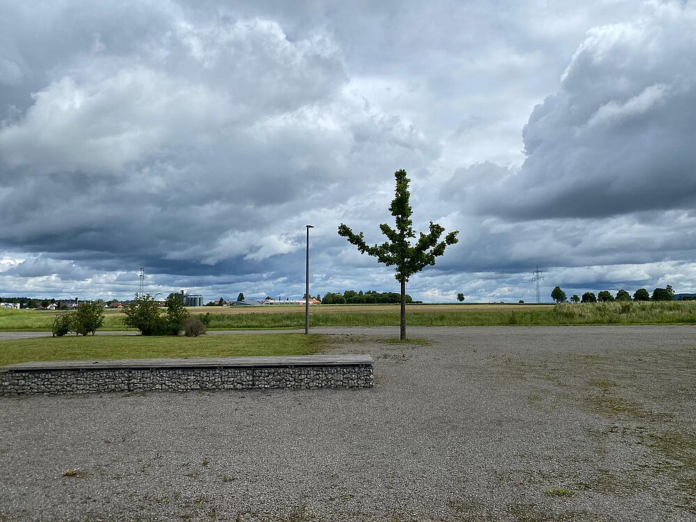 Bewölkter Himmel mit Aussicht