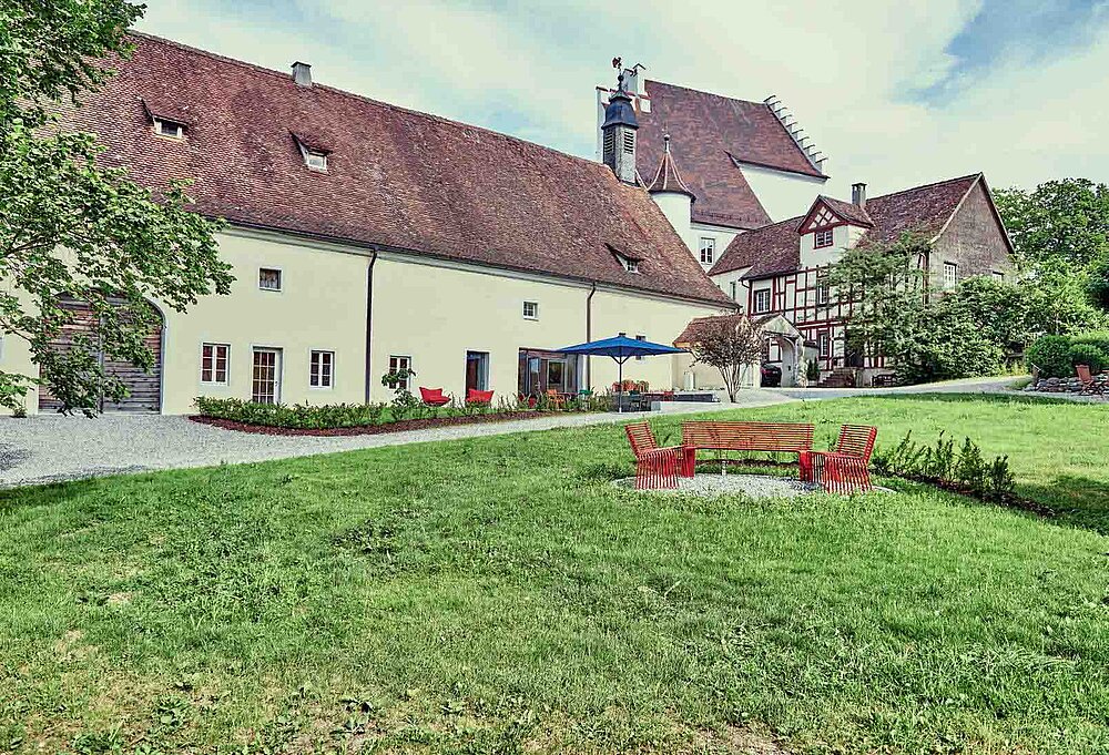 Altes Schloss Kißlegg mit Außenbereich