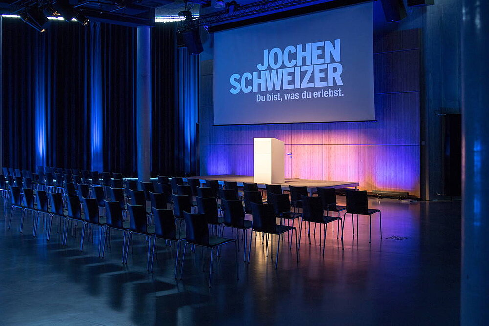 Eventrotor mit Reihenbestuhlung