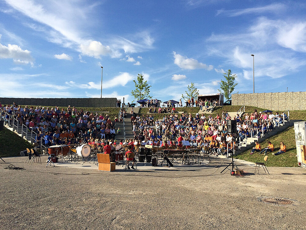 Tolle Open Air Location mit besonderer Form
