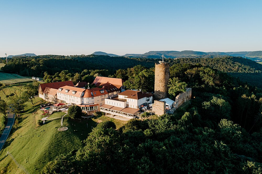 Tolle Burganlage mit Ausblick